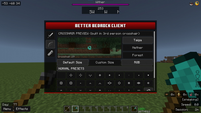 Better Bedrock Client V6 (1.19, 1.18) - FPS Boost, Mod Menu, Animated Cape  