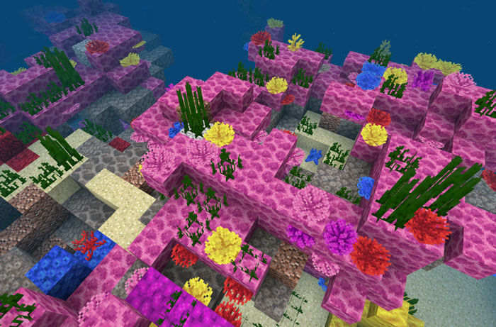 -1231215285: Огромный коралловый биом на спавне скриншот 1