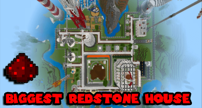 Biggest Redstone House screenshot 1