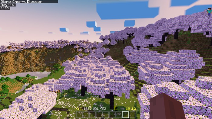 Minecraft 1.20 cherry blossom addon Minecraft Mod