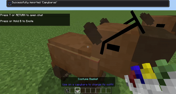 Capybaras Addon (1.20, 1.19) - MCPE/Bedrock Mod 