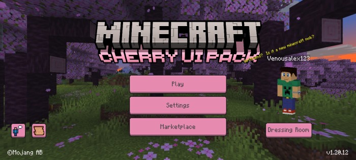 Cherry UI screenshot 1