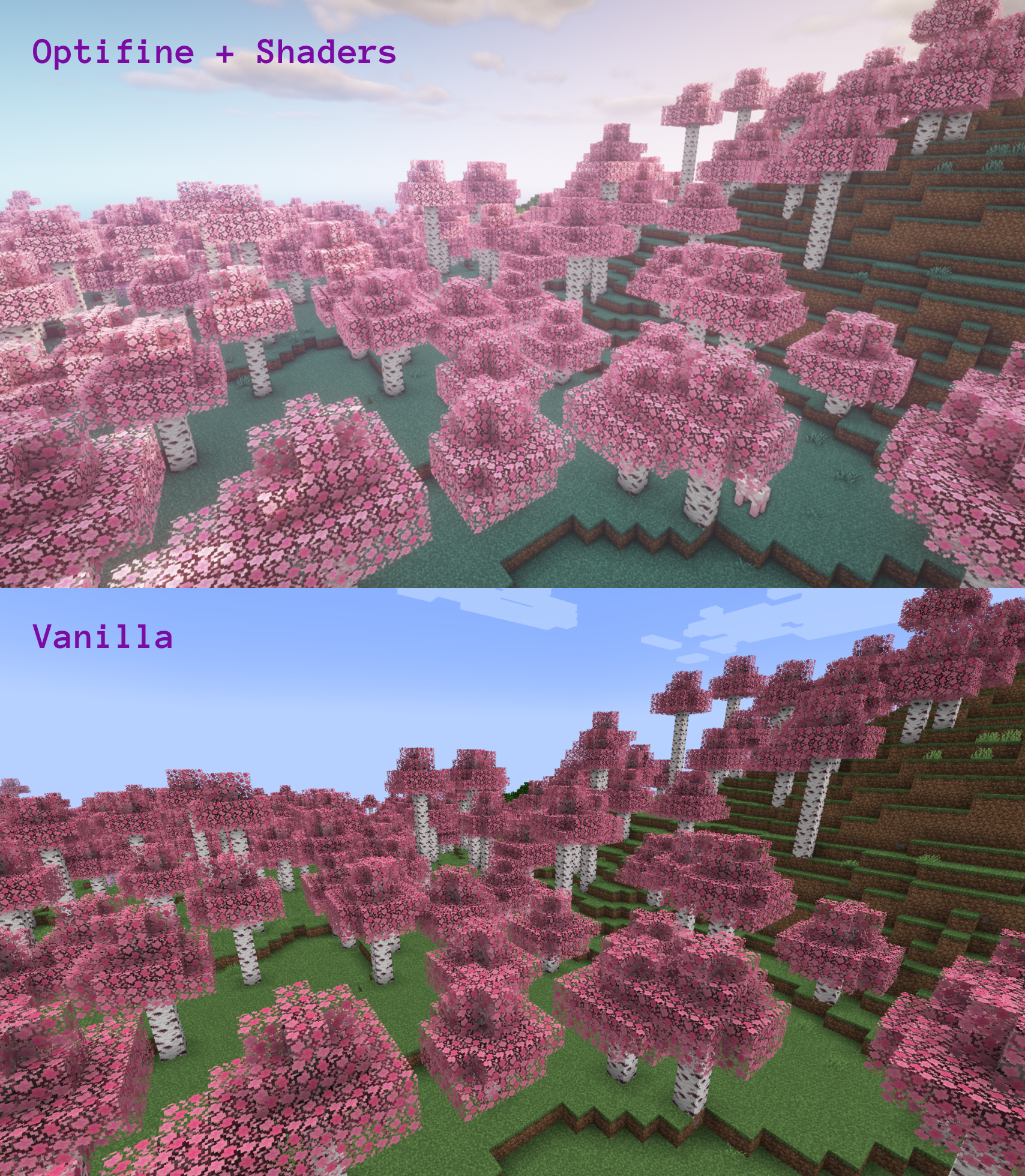 Minecraft 1.20 cherry blossom addon Minecraft Mod