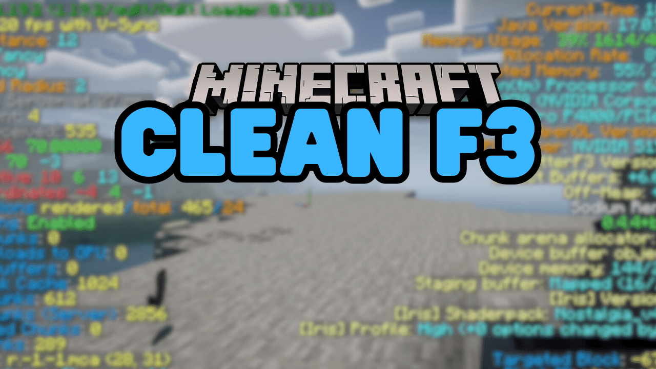 Clean F3 screenshot 1
