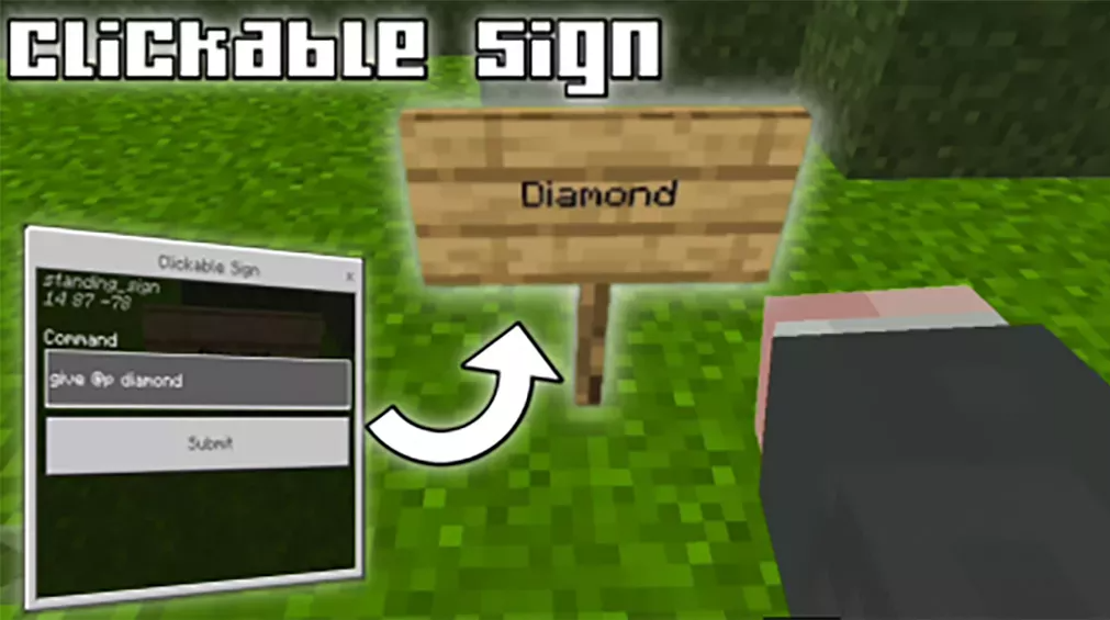 Clickable Sign screenshot 1