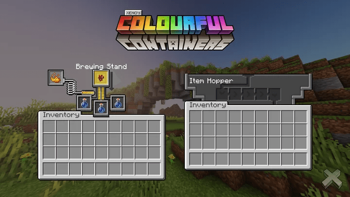 Colorful Containers GUI screenshot 2