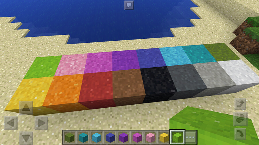 Concrete Powder Minecraft PE 1.1 screenshot 2