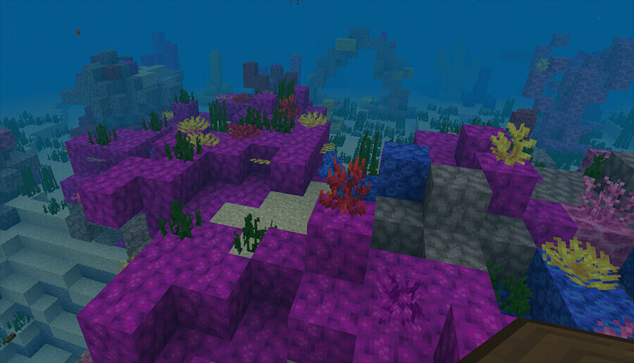 Коралловые рифы в Minecraft 1.4