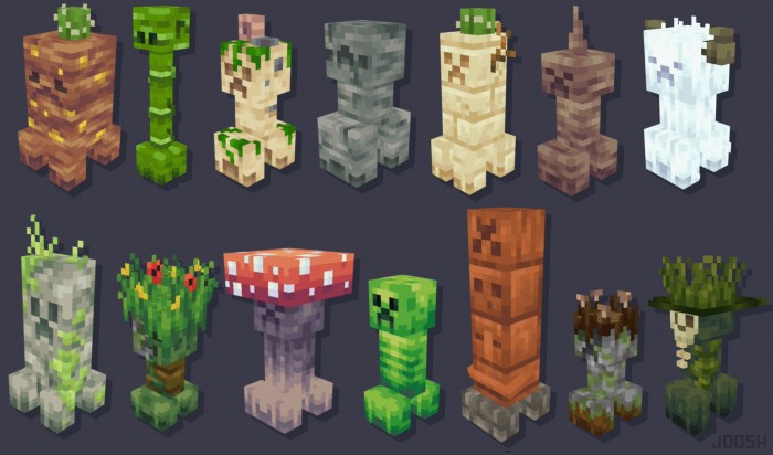 Creeper Overhaul Addon for Minecraft