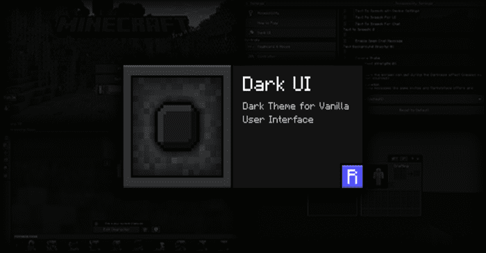 Dark UI screenshot 1
