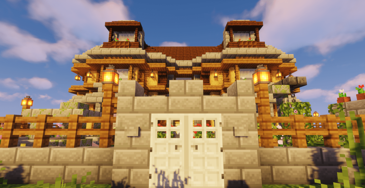 Decorated Wooden Oak House screenshot 1