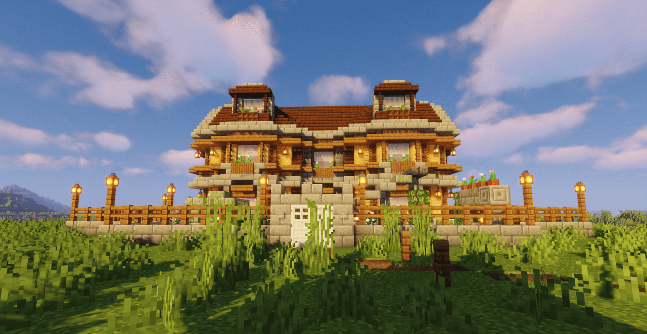 Decorated Wooden Oak House screenshot 2