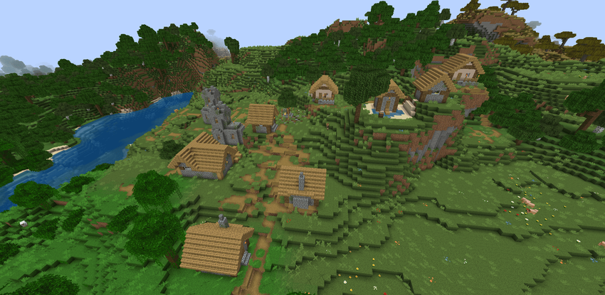 Четыре деревни рядом друг с другом screenshot 2