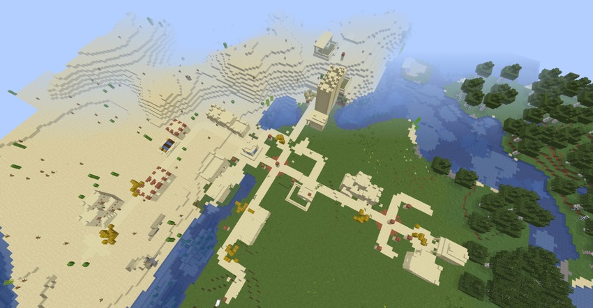 Огромная деревня рядом с пустыней screenshot 3
