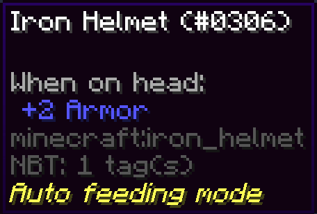 Auto Feeder Helmet 1.12.2 скриншот 2