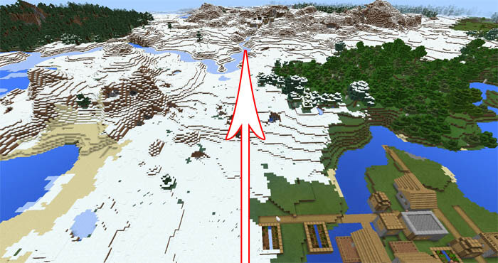 -114373476: Двойная снежная деревня и лес скриншот 3