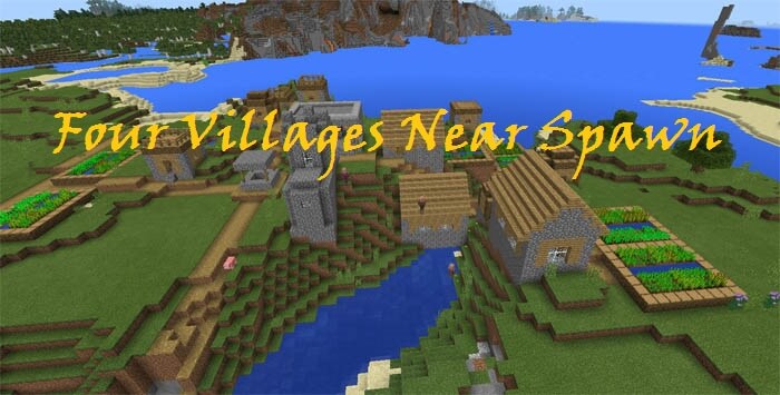 Four Villages Near Spawn скриншот 1