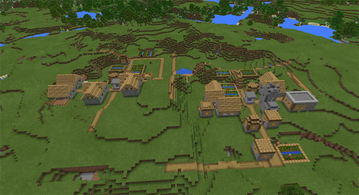 Four Villages Near Spawn скриншот 4