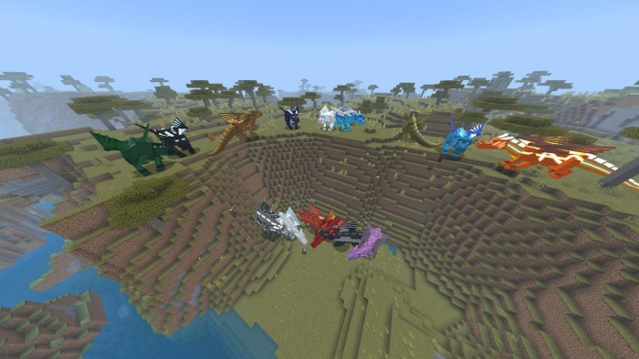 Dragon Mounts Addon Mods Minecraft Bedrock