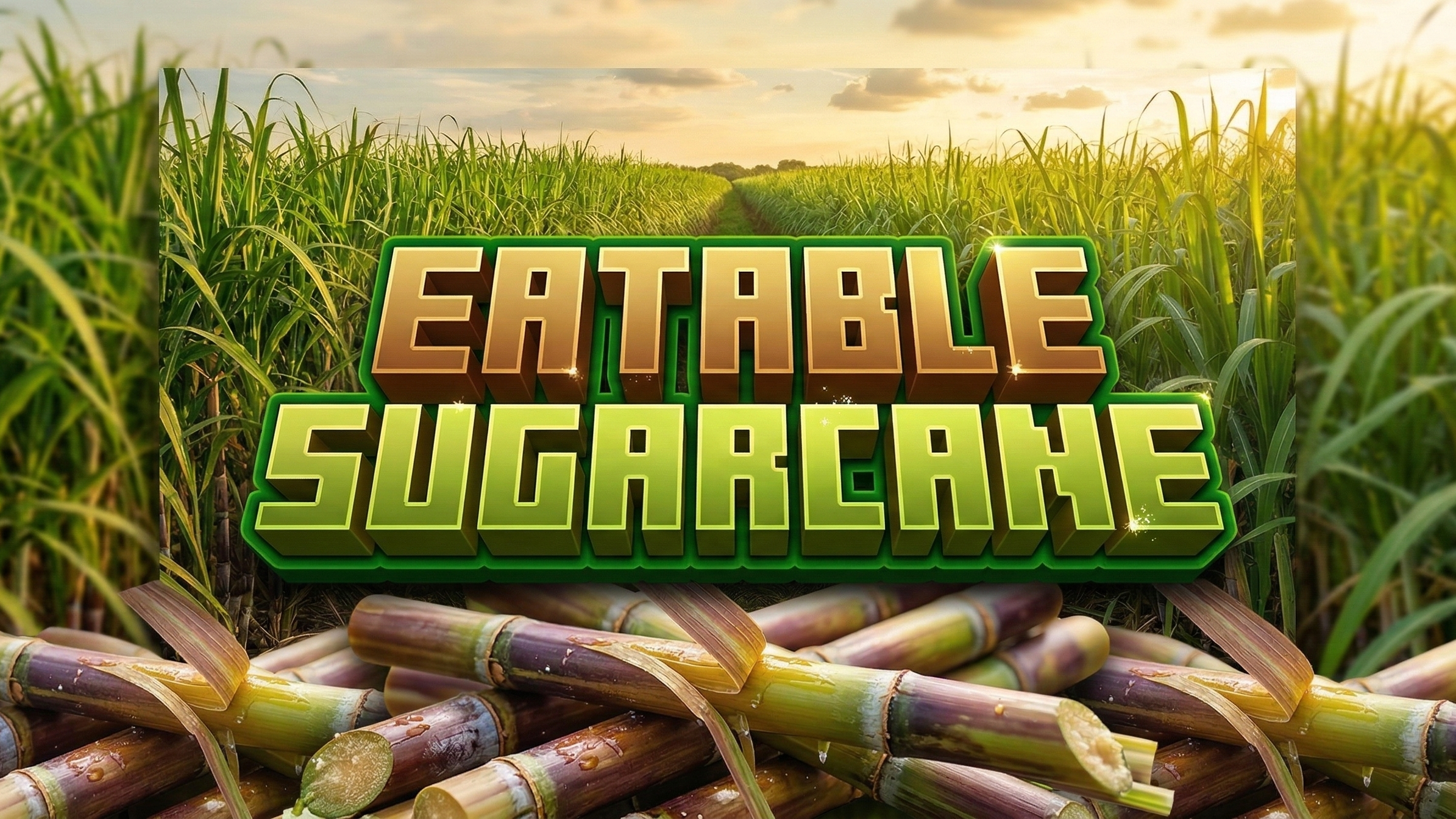 Eatable SugarCane для Minecraft Pocket Edition 1.21
