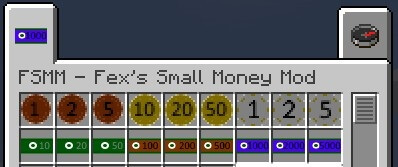 Fex's Small Money Mod скриншот 2