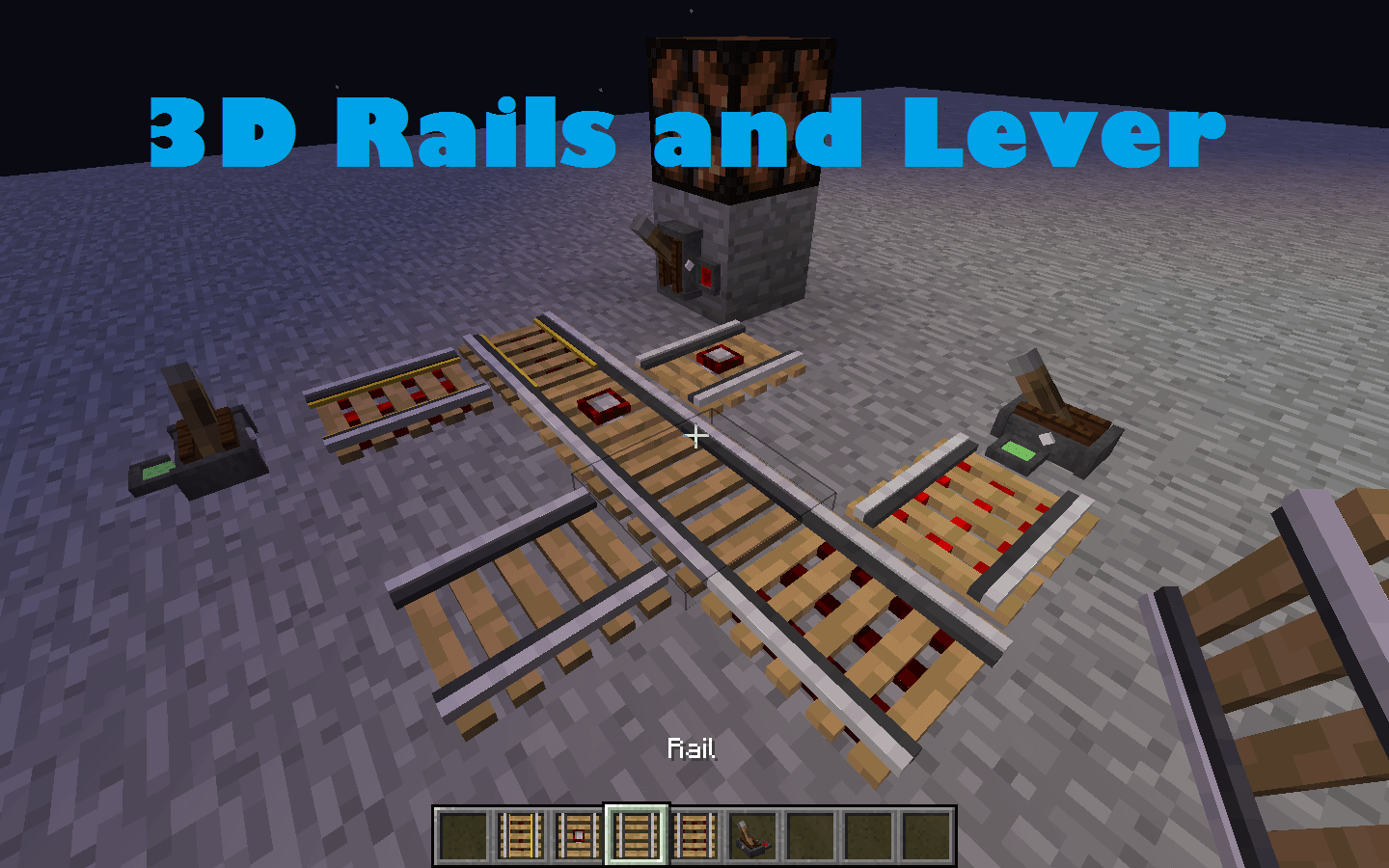 3D Rails and Lever скриншот 1