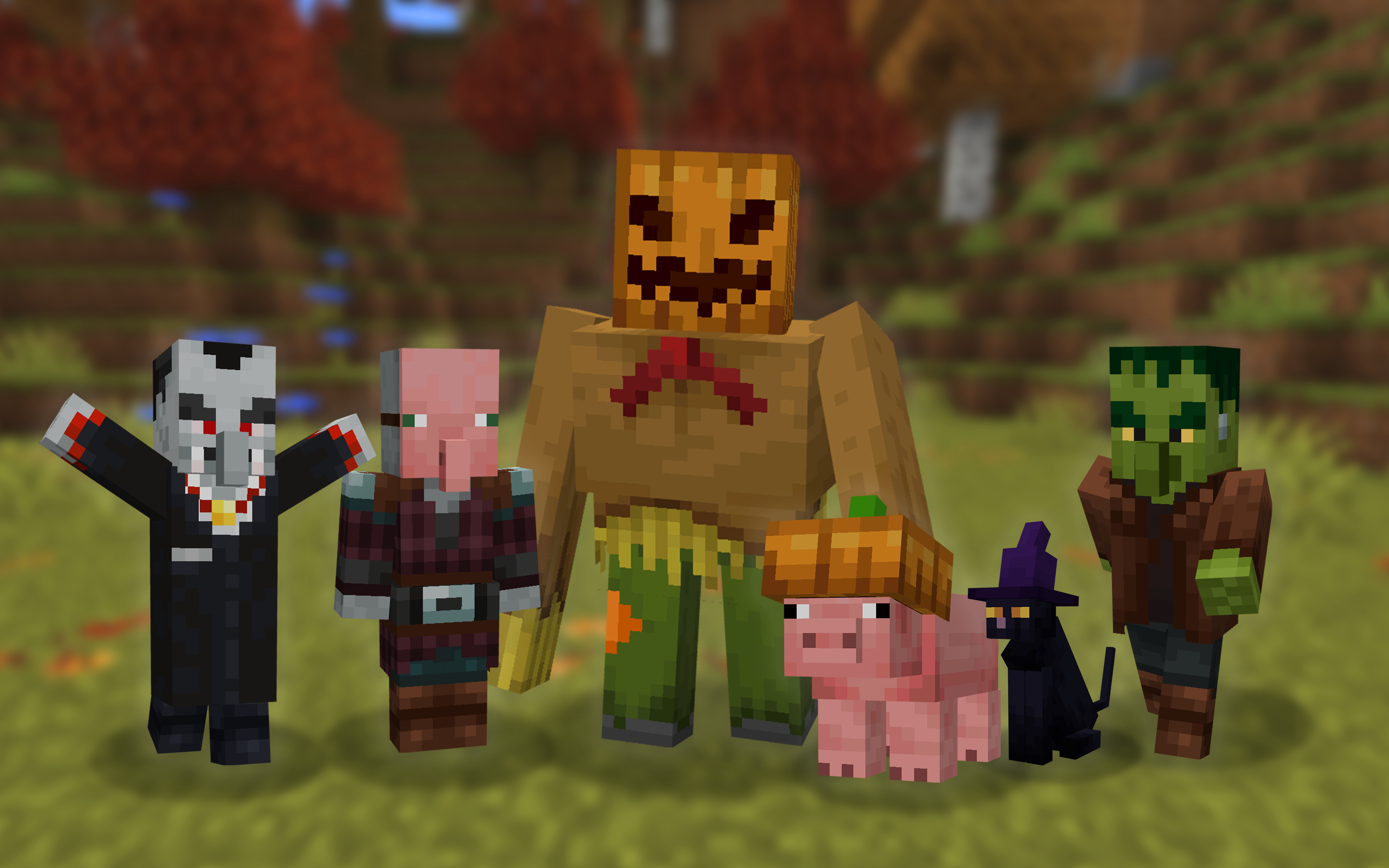 Classic Halloween Texture Pack (1.20) - MCPE/Bedrock 