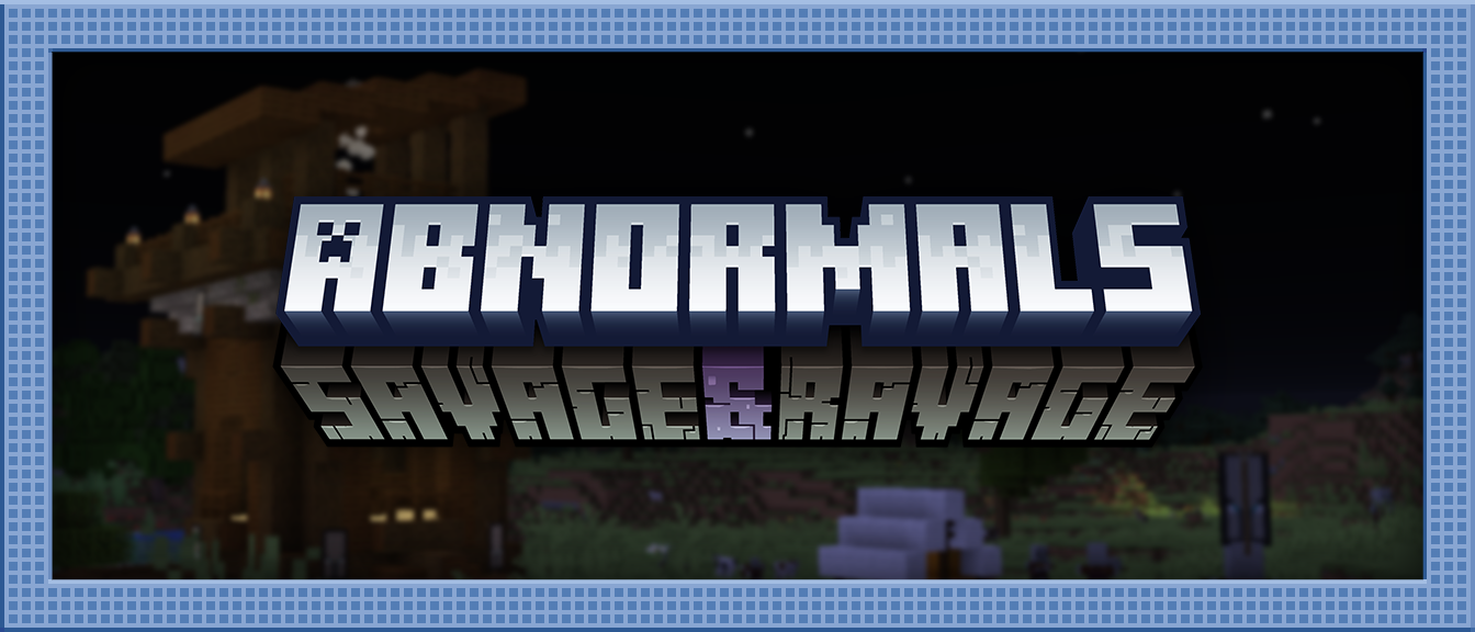 Savage ravage. Savage and ravage. Minecraft Team abnormals. Тех работы майнкрафт. Моды от Team abnormals.