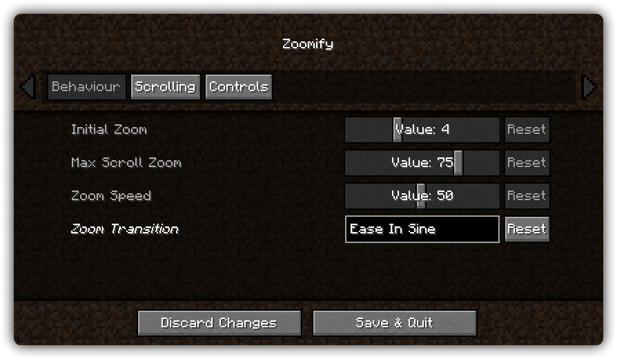 Zoomify Classic - Minecraft Mod