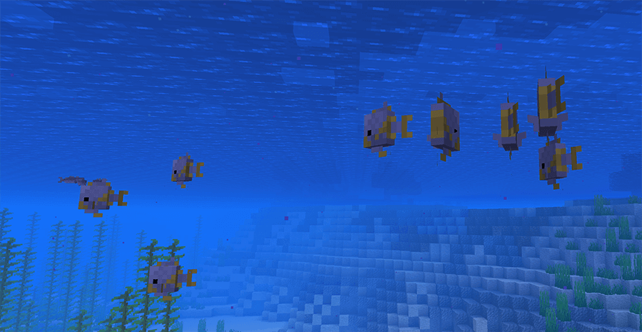 Новые рыбы в Minecraft