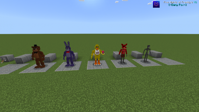 The Five Nights at Freddy's Mod Minecraft Mod