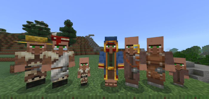 Free Handed Villagers and Illagers screenshot 3