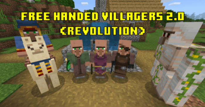 Free Handed Villagers and Illagers screenshot 1