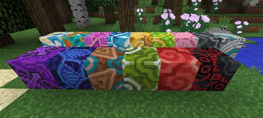 Glazed Tile Screenshot 1 in Minecraft 1.12