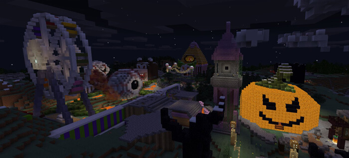 herobrines halloween horror theme park screenshot 2