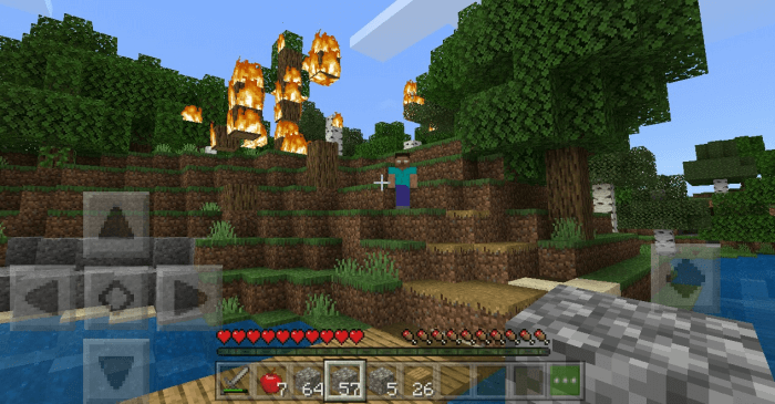 herobrine in minecraft pe seed