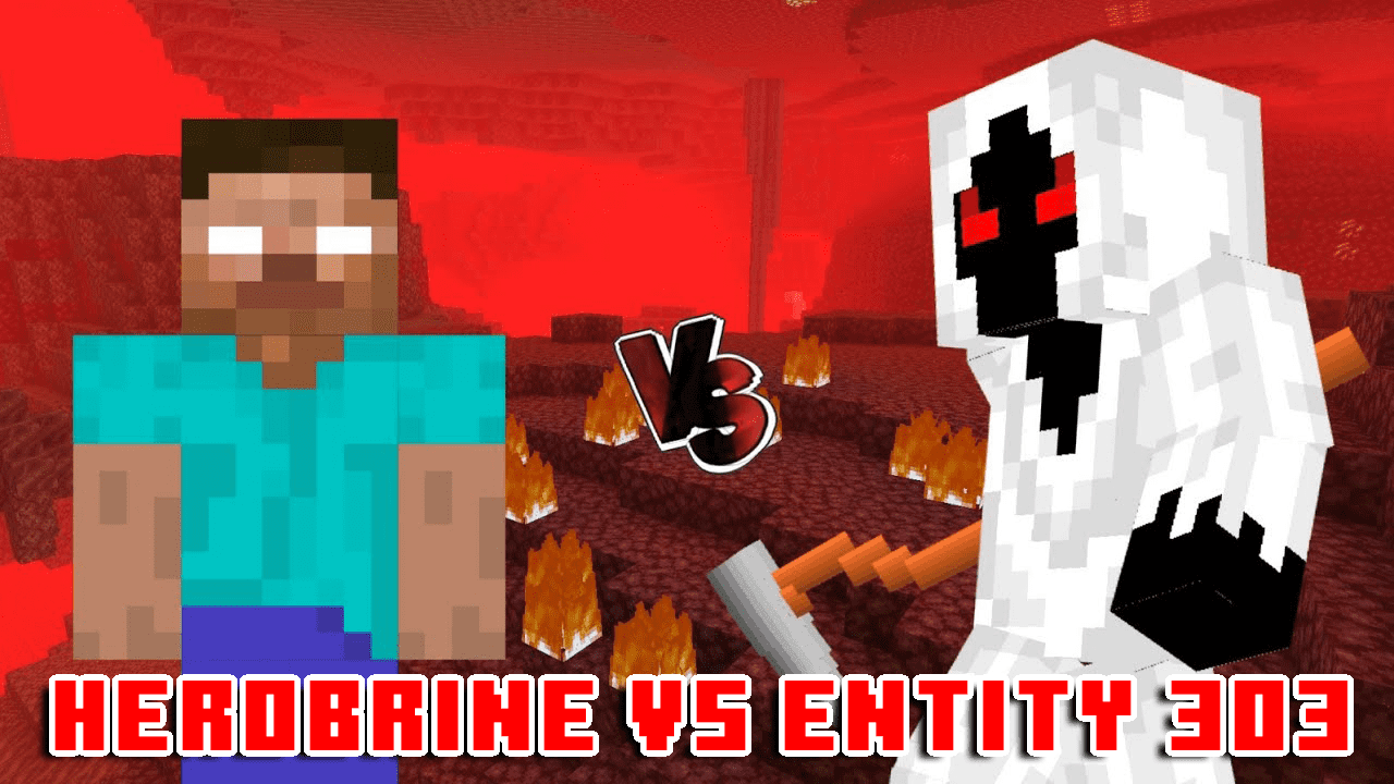 HEROBRINE VS ENTITY 303 screenshot 1