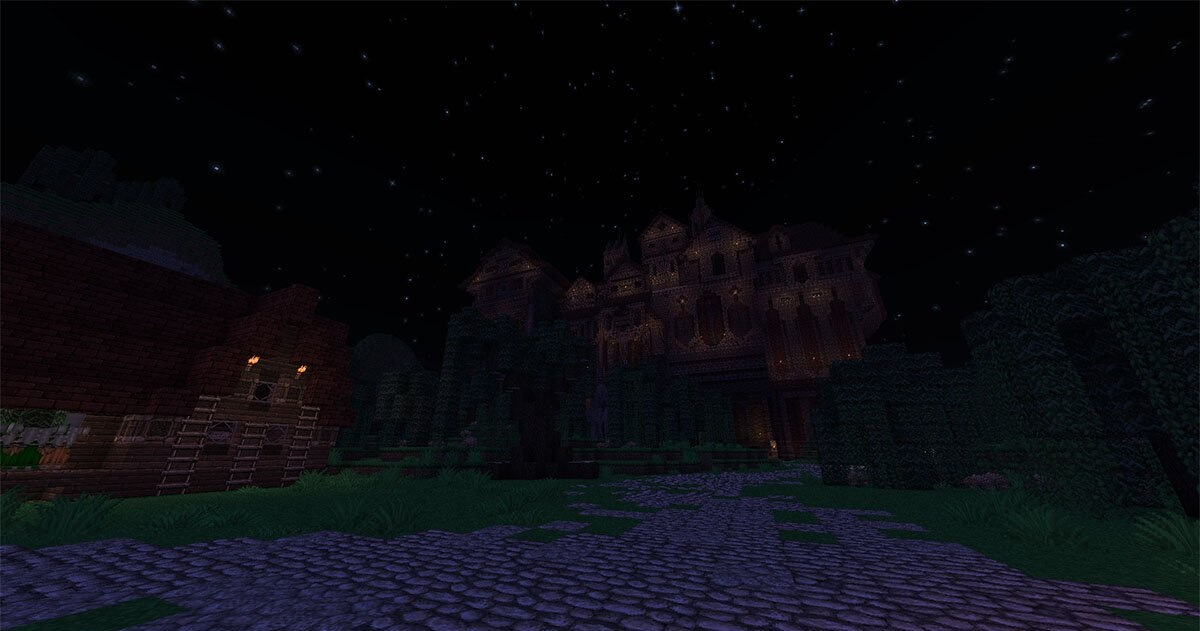 minecraft herobrines nether mansion