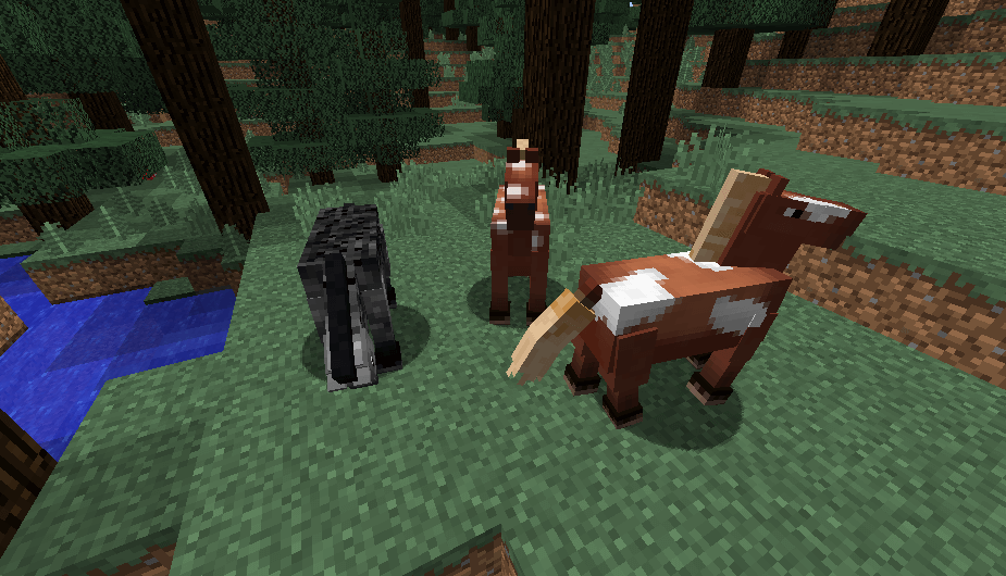 Лошади в Minecraft 1.6.1
