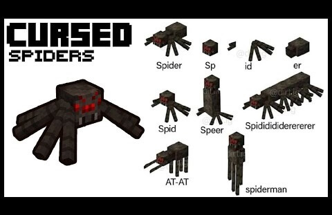 New spider model Minecraft Texture Pack