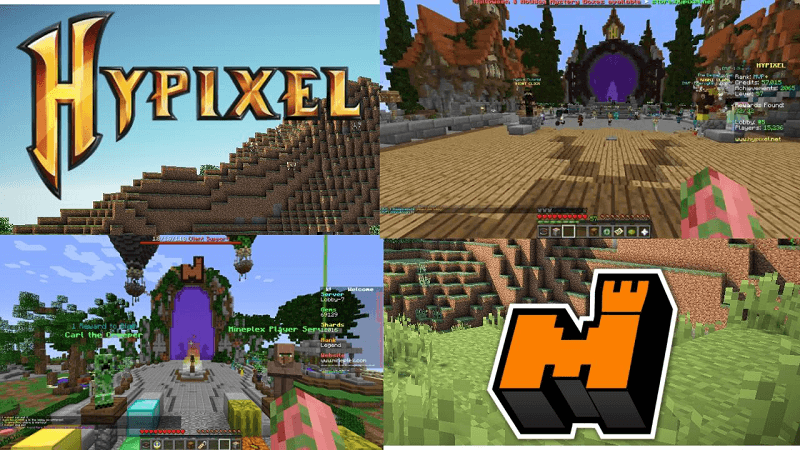 Hypixel и Mineplex logotype