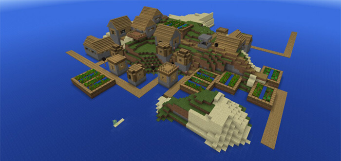 Огромная деревня на пустом острове скриншот 2