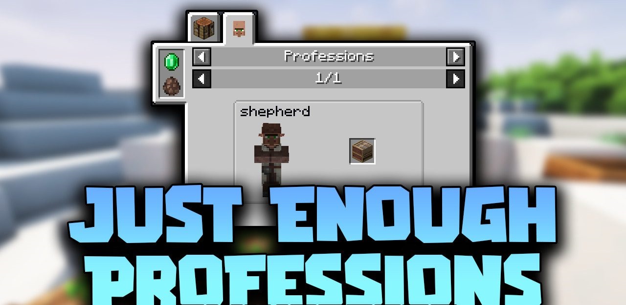 Just Enough Professions screenshot 1