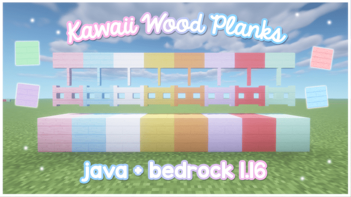 Kawaii World Texture Pack 1.18.2 Minecraft - Free Download