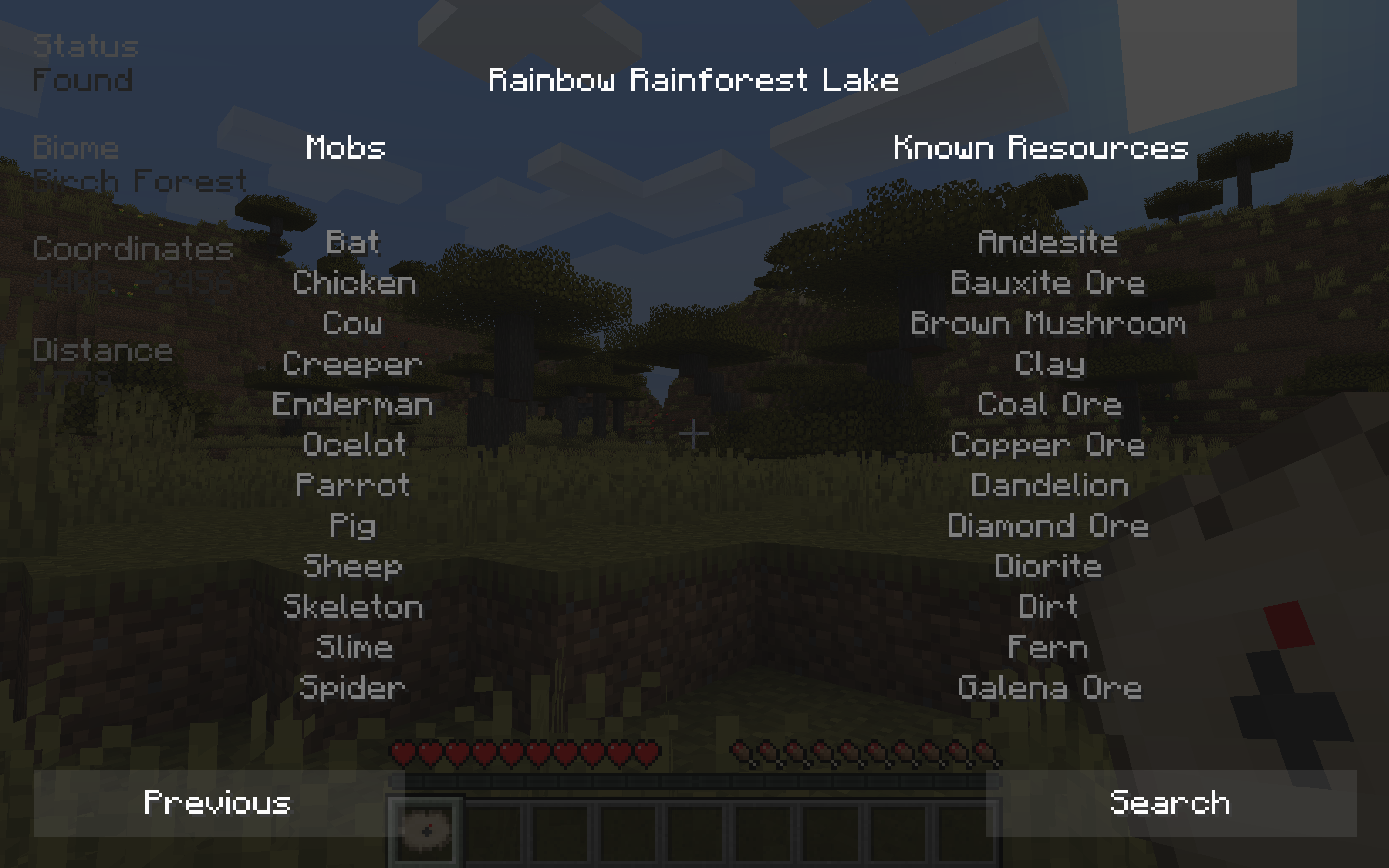 Biome Locator screenshot 3