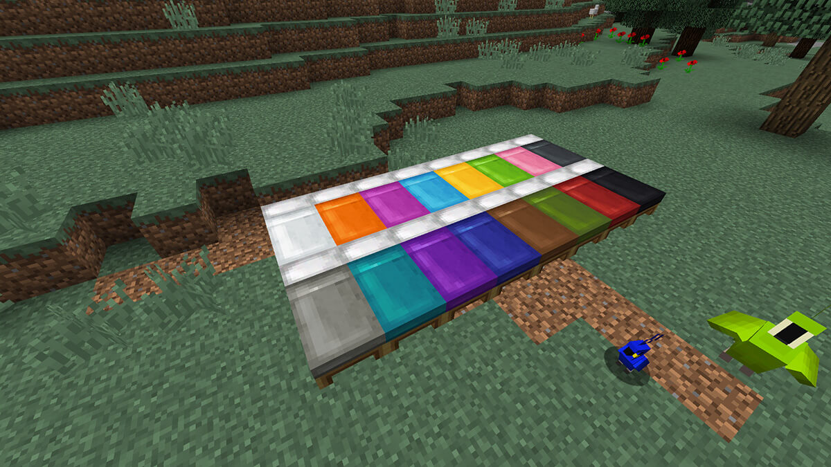 New coloring of the bed screenshot 1 in Minecraft 1.12