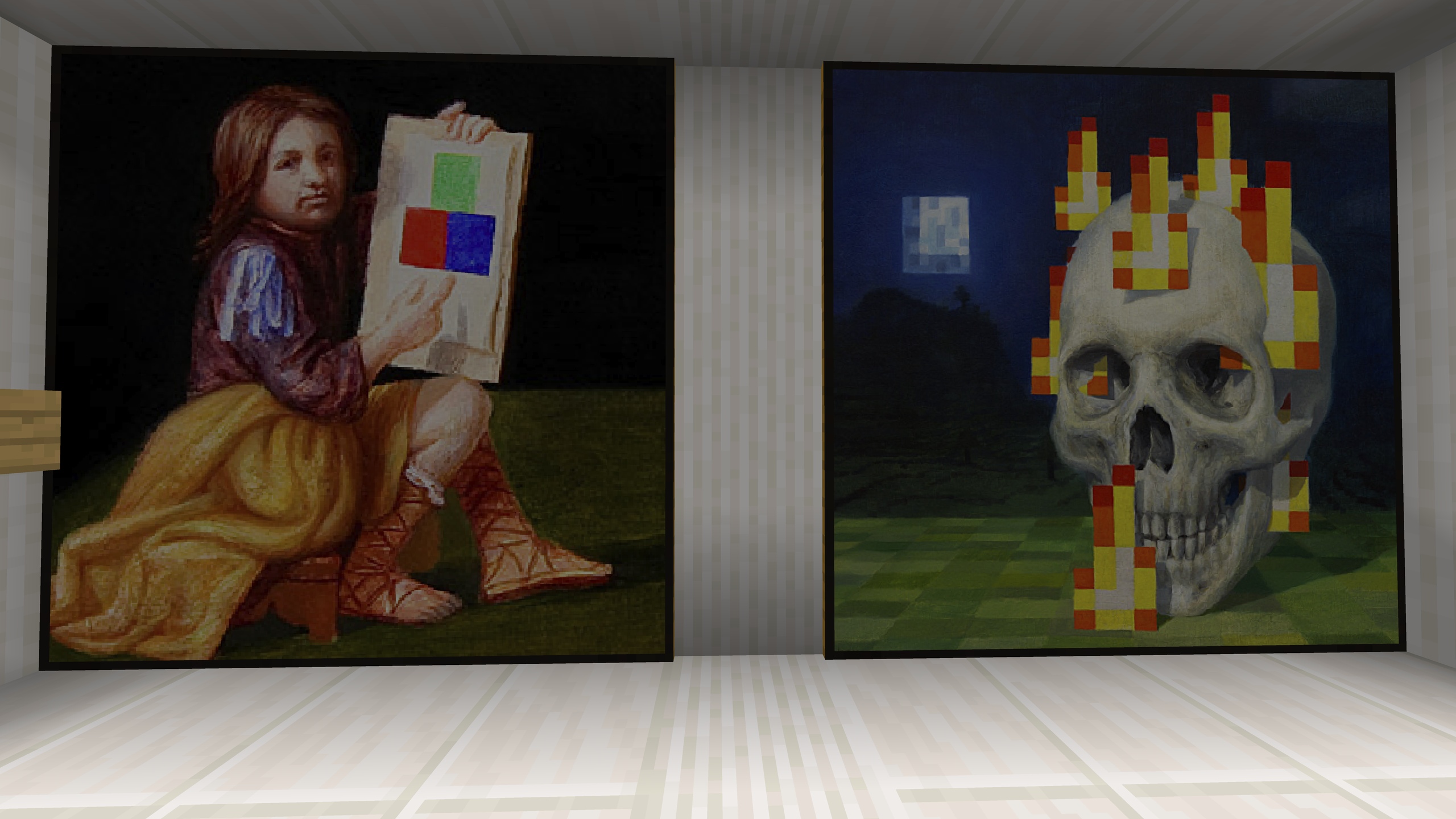 How To Paint A Minecraft Painting In Real Life At Benjamin Whitley Blog