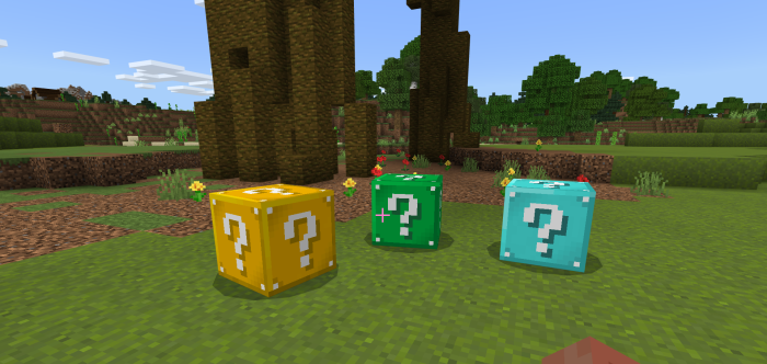 Ores are Lucky Block Minecraft Mod