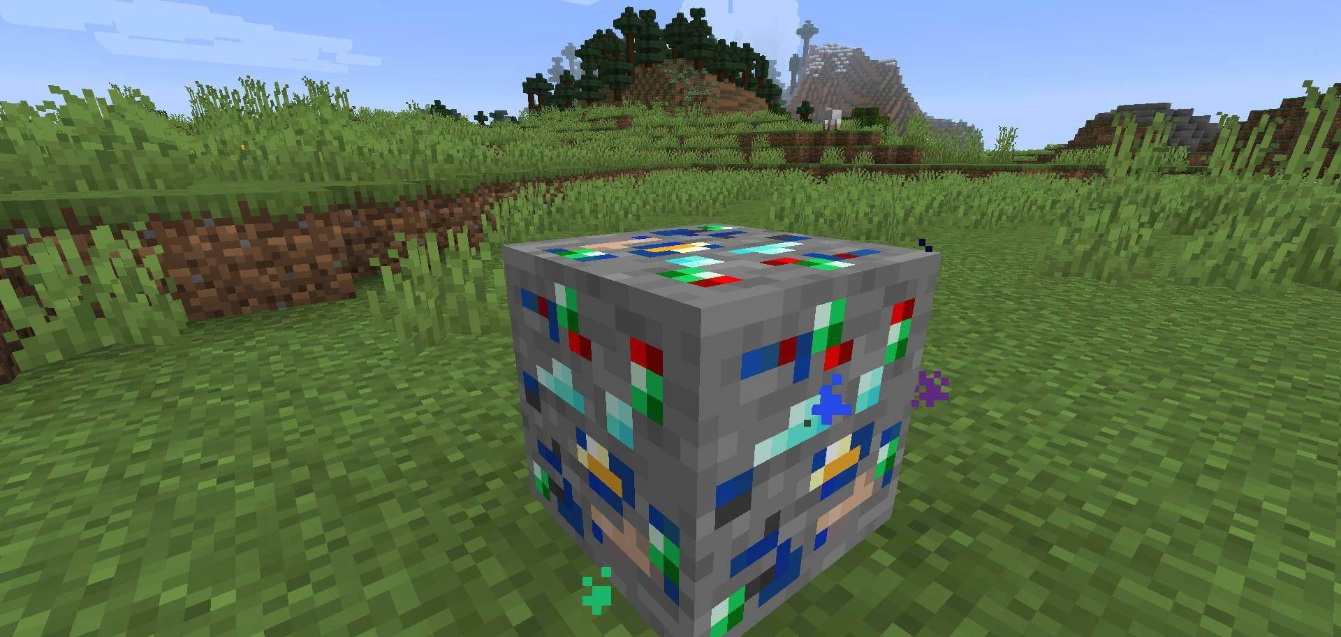 Ores are Lucky Block Minecraft Mod