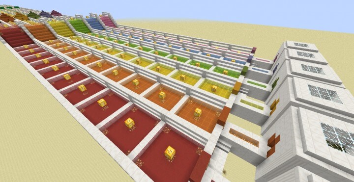 Download Lucky Block Race Map for mcpe android on PC